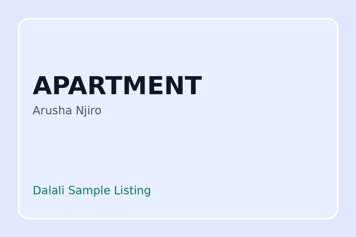 Short Stay Apartment Arusha slide 1