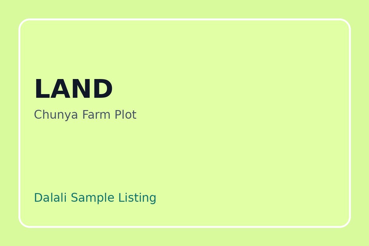 Farm Plot Chunya slide 1